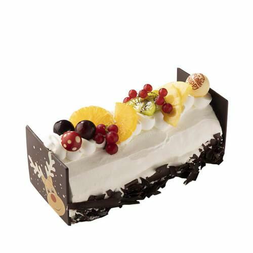 Bûche crème fraîche & fruits frais - 6 pers.