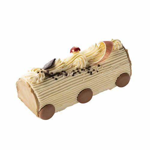 Bûche crème au beurre vanille - 6 pers.