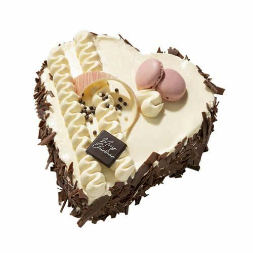 Coeur Nouvel An crème au beurre vanille - 6 pers.