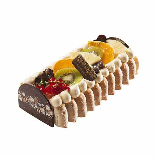Bûche crémeux aux fruits frais - 6 pers.