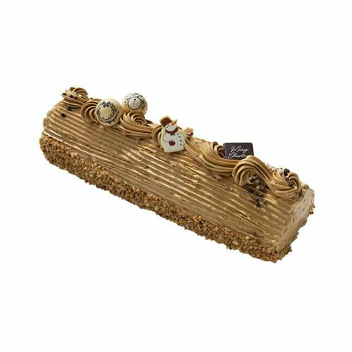 Bûche crème au beurre mokka - 8 pers.