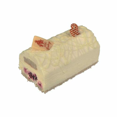 Bûche chocolat blanc fruits des bois - 4 pers.