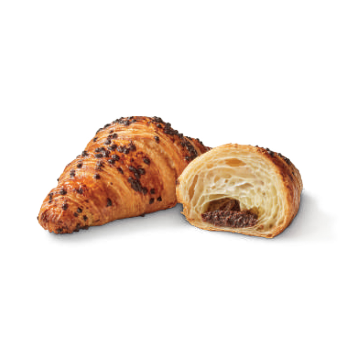 Croissant choco noisettes